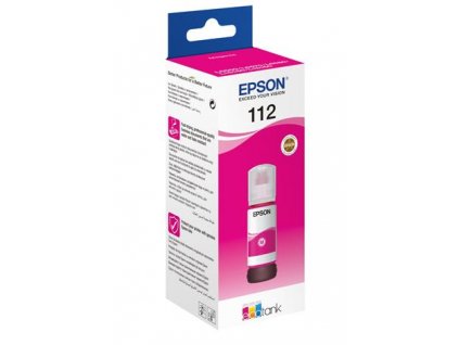 Epson EcoTank 112 Magenta, purpurová (C13T06C34A)