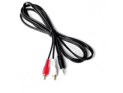 Kabel Jack 2.5mm stereo - 2x Cinch M 2m (kjack2cin)