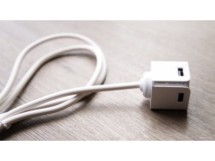 Powercube USBcube Extended 3A 1,5m - Bílá