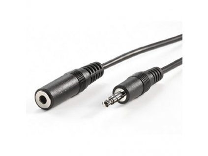 KB KABEL AUDIO KABEL 3,5mm JACK M/F, 2m - prodlužovací