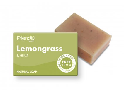 Friendly Soap přírodní mýdlo citronová tráva a konopí