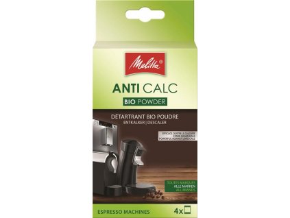 Melitta ANTI CALC Práškový bio-odvápňovač pro espresso a kapslové kávovary (4x40g)