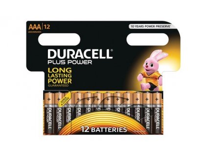 Duracell MN2400B12 Plus Power AAA - 12 Pack