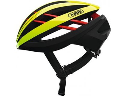 Abus Aventor - yellow/red - vel. M