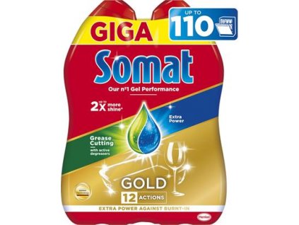 Somat gel do myčky Gold Anti-Grease 2x990ml (110 dávek)