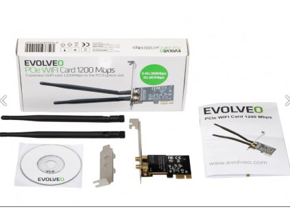 EVOLVEO PCIE WIFI CARD 1200 MBPS