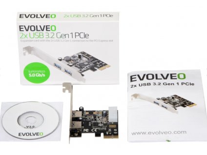 EVOLVEO 2X USB 3.2 GEN 1 PCIE