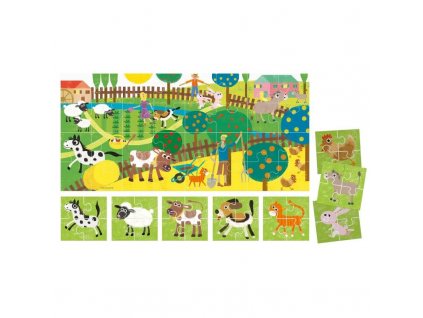 HEADU: Puzzle 8+1 Moje farma