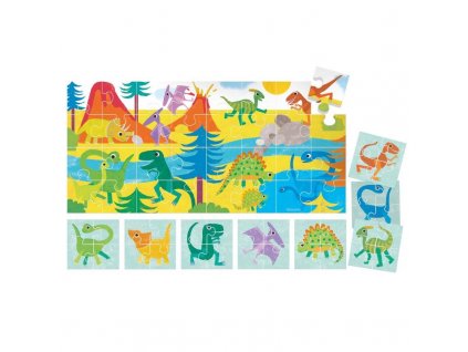 HEADU: Puzzle 8+1 Dinosauři