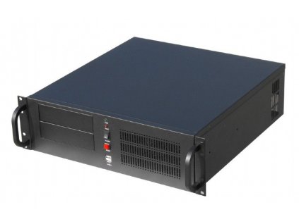 Gembird 19'' serverové šasi ATX 19''/3U, černé