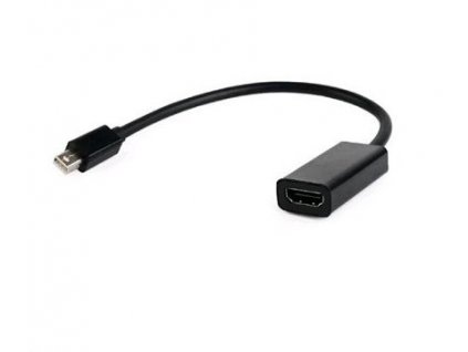 Kabel CABLEXPERT red. miniDisplayport na HDMI, M/F, černá (A-MDPM-HDMIF-02)