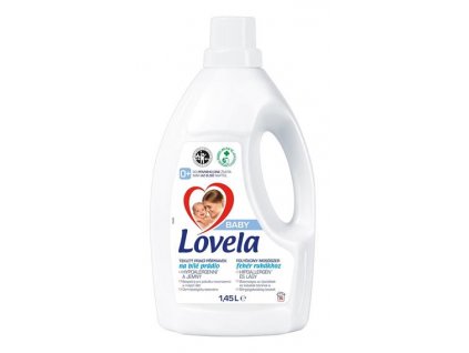 Lovela Baby tekutý prací přípravek na bílé prádlo 1,45 l / 16 pracích dávek