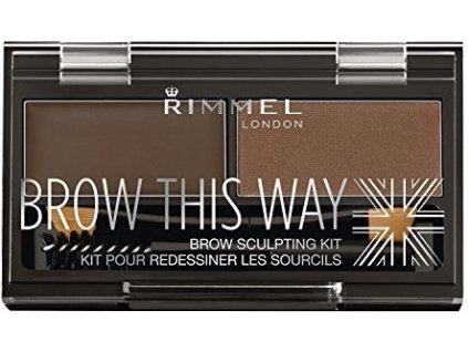 Rimmel London Brow This Way Scuplting Kit 2,4g - 003 Dark Brown