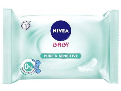 Nivea Baby Pure & Sensitive Cleansing Wipes 63pcs