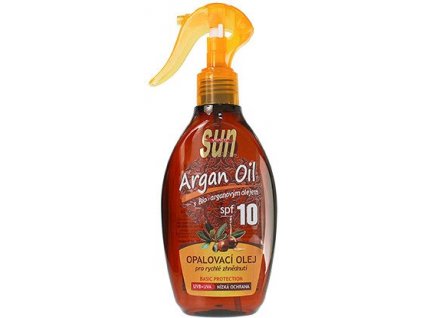 Vivaco SUN Argan Oil Tanning Oil Spray SPF 10 200ml
