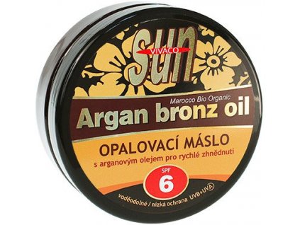 Sun Vital opalovací máslo s BIO arganovým olejem SPF 6 200ml
