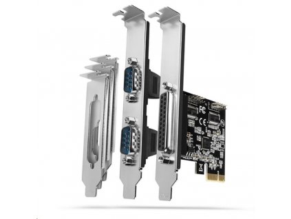 AXAGON PCEA-PSN, PCIe řadič - 1x paralelní (LPT) + 2x sériový port