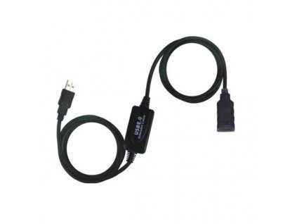 KABEL USB 2.0 repeater a prodlužovací kabel A/M-A/F 10m (ku2rep10)