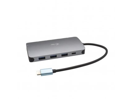 I-TEC USB-C Metal Nano Dock HDMI/VGA with LAN + Power Delivery 100 W (C31NANODOCKVGAPD)