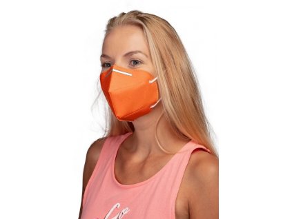 GoodMask GM2 respirátor FFP2 - 10ks oranžová