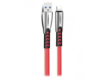 ColorWay USB 2.0 - Lightning kabel 1m 2.4A, červená (CW-CBUL010-RD)