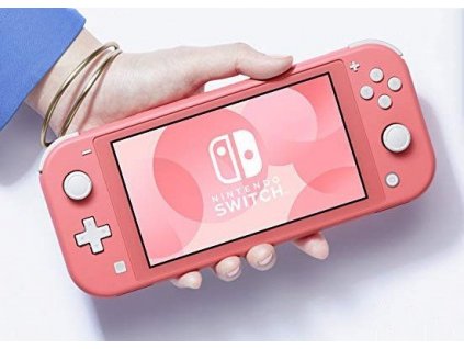 Nintendo Switch Lite Coral + Animal Crossing New Horizons + NSO 3M