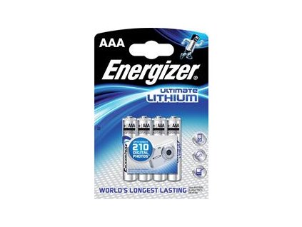BAT Energizer Ultimate Lithium - Mikrotužka AAA/4 ks