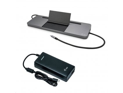 I-TEC USB-C Metal Ergonomic 4K 3x Display Docking Station with Power Delivery 85W + i-tec Universal (C31FLATPRO112W)