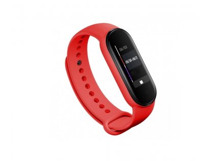 Tactical Silikonový Řemínek pro Xiaomi Mi Band 5 Red - červený