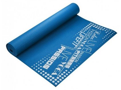 Gymnastická podložka LIFESLIMFIT, 173x58x0,4cm, modrá