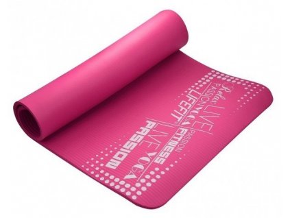 Podložka LIFEFIT YOGA MAT EXKLUZIV , 100x58x1cm, světle růžová