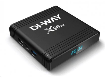 DI-WAY AND-X96 GIGABIT 8K UHD 4-Core 4GB RAM, 32GB ROM, 5G, 3xUSB