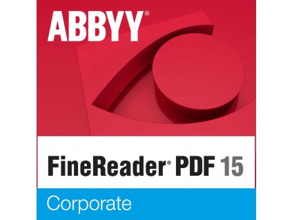 ABBYY FineReader PDF 15 Corporate, Single User License (ESD), GOV / NPO, Perpetual