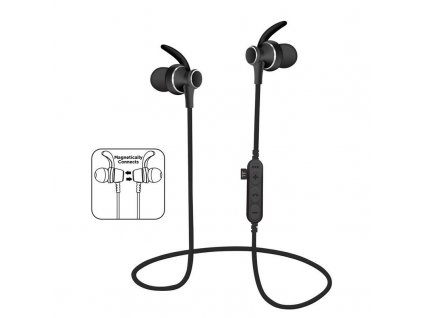 Platinet PM1060B sportovní bluetooth sluchátka s microSD, černá