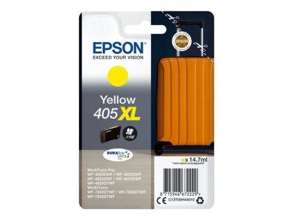 Epson 405XL - žlutá - originál - inkoustová cartridge (C13T05H44010)