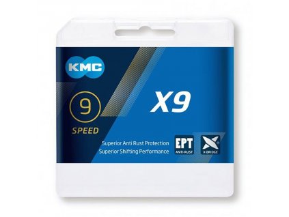 KMC X9 EPT - 9 rychlostí - spojka - 114 článků