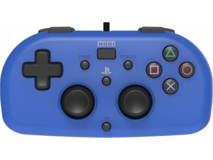 HoriPad Mini Wired Controller, modrý (PS4)