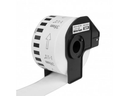 PRINTLINE kompatibilní s Brother DK-N55224, bílá papírová role, nelepící 54 x 30,48m