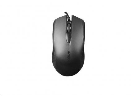 A4tech OP-760 Black, myš, 1 kolečko, 3 tlačítka, USB, černá
