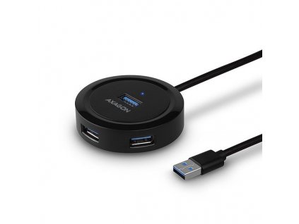 AXAGON HUE-P1A, 4x USB 3.2 Gen 1 ROUND hub