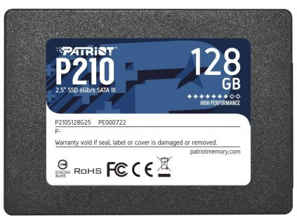 Patriot P210 128GB 2.5" SATA3 SSD (P210S128G25)