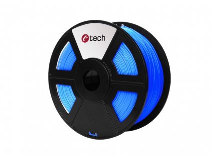 C-TECH filament ABS 1.75mm 1kg, fluorescenční modrá