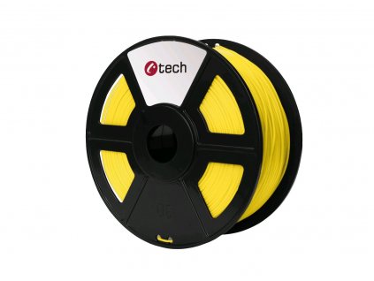 C-TECH filament ABS 1.75mm 1kg, žlutá