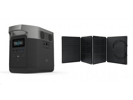 EcoFlow DELTA + solární panel 110W (1ECO1300C)