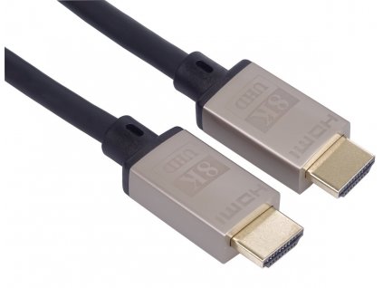 Ultra High Speed HDMI 2.1 kabel 8K@60Hz, 4K@120Hz délka 1m kovové pozlacené konektory (kphdm21k1)