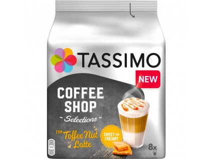 TASSIMO Kaplse pro espressa Toffee Nut Latte, 8 ks