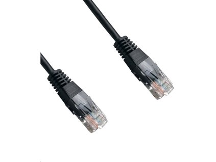 DATACOM Patch cord UTP CAT6 0,5m černý (15901)