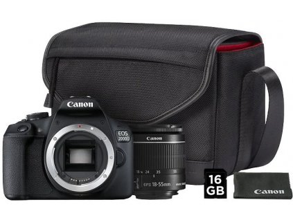 CANON zrcadlovka EOS 2000D + 18-55mm DC Value Up Kit