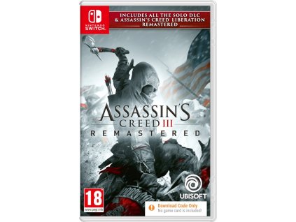 Assassin's Creed 3 + Liberation Remastered SWITCH CODE IN BOX
