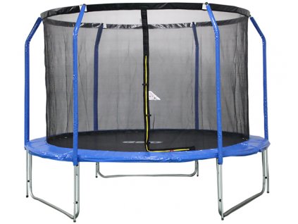 GoodJump 3UPVC modrá trampolína 305 cm s ochrannou sítí + žebřík - Inside